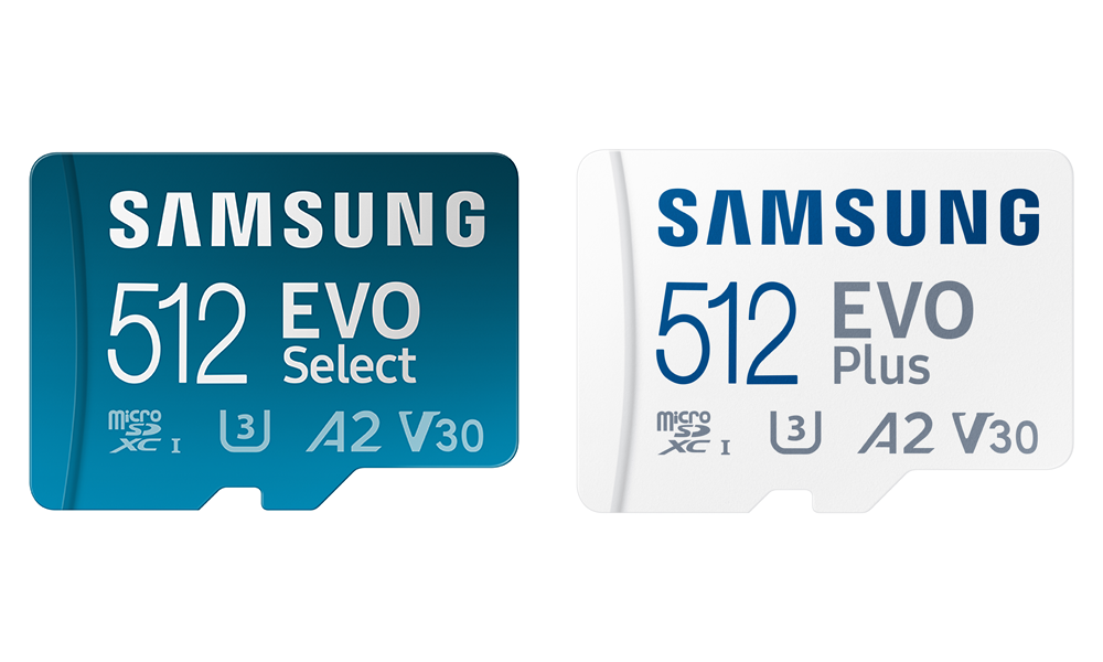 Samsung Announces New EVO Select and EVO Plus microSD Cards with