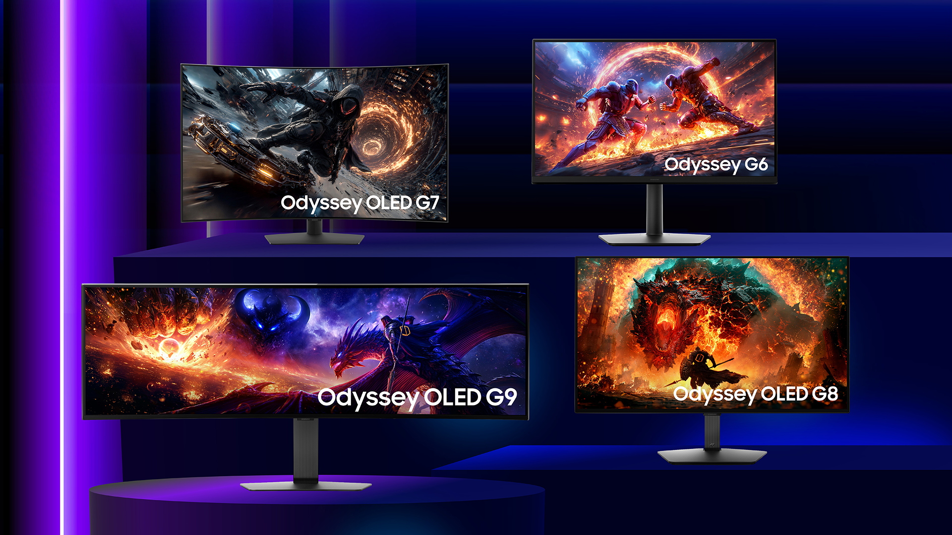 Samsung Introduces New Odyssey Lineup for Fast-Paced Gaming at