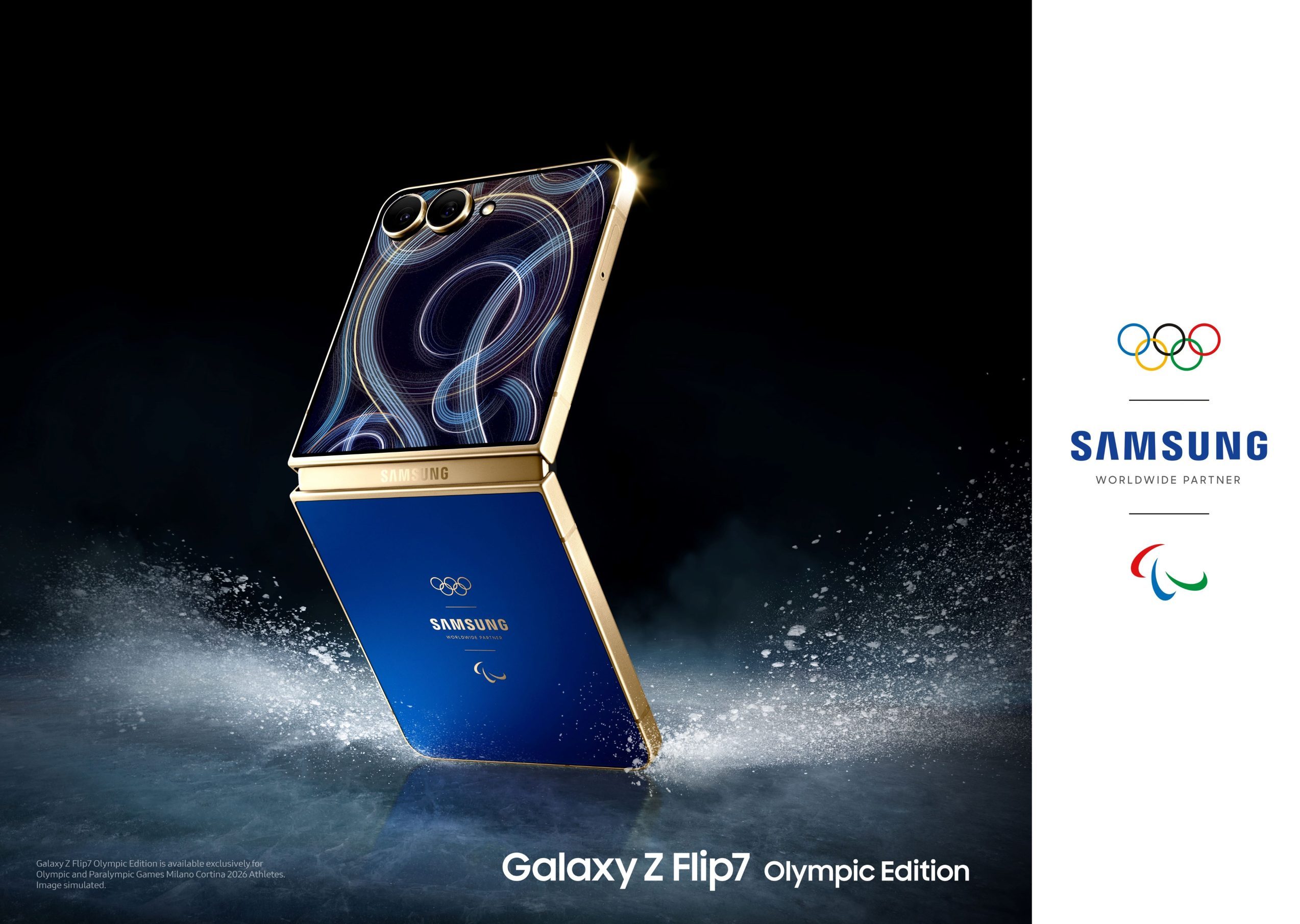 スマートフォン本体 Samsung Galaxy Z Flip7 Olympic Edition Samsung Unveils Exclusive Galaxy Z Flip7 Olympic Edition